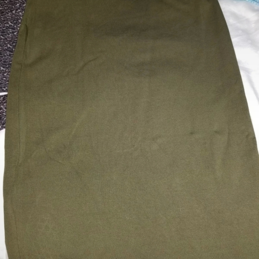 Forever 21 green high waist skirt
